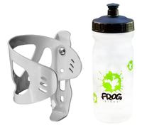 Frog Bikes Kids Bottle & Reversible Side Entry Cage Kit (White)