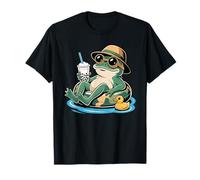 Frog Boba Pearl Milk Tea Frogs T-Shirt