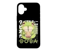 Frog Boba Tea Kawaii Bubble Tea Frog Anime Neko Toad Case for iPhone 16 Plus