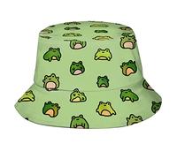 Frog Bucket Hat for Women Men Summer Outdoor Foldable Wide Brim Fisherman Hat Fishing Sun Hat, Frog _H3, One size