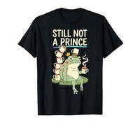 Frog Can Not A Prince Funny Coffee Lover Humor Meme Tale T-Shirt