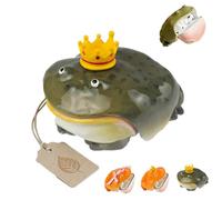 Frog Case for Airpod Ugly Kawaii Handmade Creative Animal Design Wireless Earphone Protector Cover for Airpods 4 for Airpods Pro 3 Funny Quirky Weird Toad Soft Anti Scratch Unique