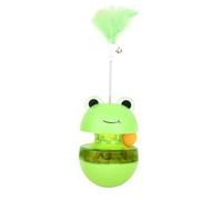 Frog Cat Treat Dispenser Toy,Indoor Cat Teaser Toys | Cat Interactive Toy, Food Dispenser Toys for Pets, Cats, Slow Feeder Cat Toys, Cute Cat Toys