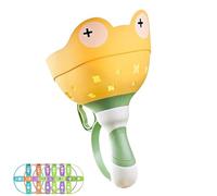 Frog Catch Game,Outdoor Toys for Kids Ages 3-7,Flying Disc Launcher Toy,Manual Capture Catching Game,Toddler Chasing Toy,Outside Yard Activities Chasing Toys for Backyard Beach Family Games(Yellow)