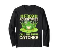 Frog Catcher Adventures Call The Brave Frog Long Sleeve T-Shirt