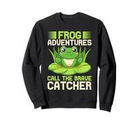 Frog Catcher Adventures Call The Brave Frog Sweatshirt