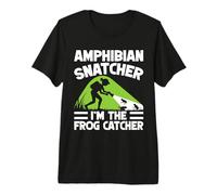 Frog Catcher Amphibian Snatcher Frog Premium T-Shirt