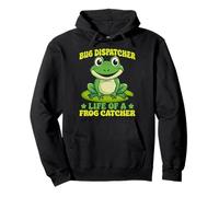 Frog Catcher Bug Dispatcher Life Of A Catcher Frog Pullover Hoodie