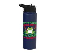 Frog Catcher Hop Dispatcher Never Met A Catcher Faster Frog Stainless Steel Insulated Water Bottle