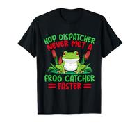 Frog Catcher Hop Dispatcher Never Met A Catcher Faster Frog T-Shirt