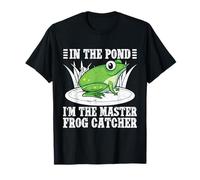 Frog Catcher in The Pond Master Catcher Frog T-Shirt