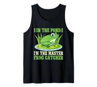 Frog Catcher In The Pond Master Catcher Frog Tank Top