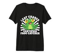 Frog Catcher Leap Chaser Certified Frog Premium T-Shirt