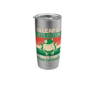 Frog Catcher Leap Into Action Frog Stainless Steel Insulated Tumbler