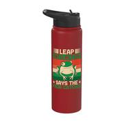 Frog Catcher Leap Into Action Frog Stainless Steel Insulated Water Bottle