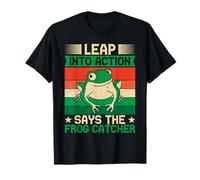 Frog Catcher Leap Into Action Frog T-Shirt