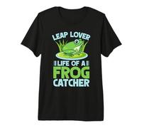Frog Catcher Leap Lover Frog Premium T-Shirt
