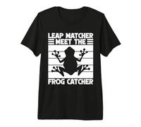 Frog Catcher Leap Matcher Meet The Catcher Frog Premium T-Shirt