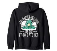 Frog Catcher Leapmaster Snatcher Frog Zip Hoodie