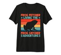 Frog Catcher Living The Adventure Frog Premium T-Shirt
