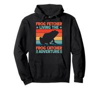 Frog Catcher Living The Adventure Frog Pullover Hoodie