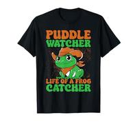 Frog Catcher Puddle Watcher Life of A Frog T-Shirt