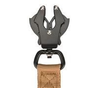 Frog Clip Dog Leash Connector, Metal Swivel Hook for Pets with Secure Lock, 360° Rotation Hardware with Quick Release, Black Finish Ideal for Hiking Training, 50g