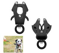 Frog Clip, Pack of 2 Small Frog Clips, Quick Release Buckle for Dog Lead, Clip for Connecting Pet Collars, 360 Degree Rotatable to Connect the Dog Collar