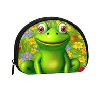 Frog Coin Purse Personalized Coin Bag for Women Men Change Purse Small Wallets with Zipper Mini Shell Coin Pouch Outdoor Shopping Change Storage Bag Handbags Gifts