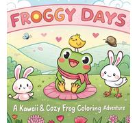 frog coloring book kawaii: Hygge Coloring Book Cozy Girl: Cute Animal Scenes for Stress Relief, Boosting Creativity, and Calm Coloring Time