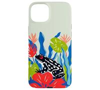 Frog Core Biology Is Fun Cottagecore Frogcore Colorful Funny Case for iPhone 15 Plus
