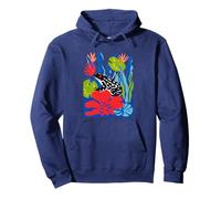 Frog Core Biology Is Fun Cottagecore Frogcore Colorful Funny Pullover Hoodie
