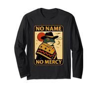 Frog Cowboy Western Gunslinger Desert No Mercy Weirdcore Long Sleeve T-Shirt