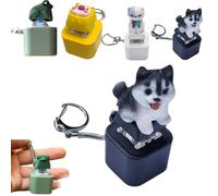 Frog Croaking Fidget Toy,2025 New Adults Keyboard Clicker Frog Fidget Toys,Rechargeable Frog Croaking Keychain,Frog Croaking Stress Reliever with Lights and Sounds for Anxiety & Sensory Fun