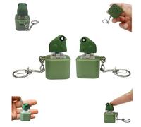 Frog Croaking Fidget Toy - Rechargeable Frog Croaking Keychain, Frogs Croakings Stress Reliever, with Colorful Lights (2pcs)