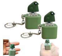 Frog Croaking Fidget Toy Rechargeable Frog Croaking Keychain with Lights and Sound, Adults Keyboard Clicker Frogs Fidget Toys For Anxiety & Sensory Fun (2 PC)