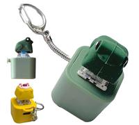 Frog Croaking Fidget Toy - Rechargeable Quacking Duck Keychain, Quacking Duck Stress Reliever with Colorful Lights, Fun & Portable Anxiety Relief Toy