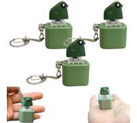 Frog Croaking Keychain, Adults Keyboard Clicker Frog Fidget Toys, Fun Rechargeable Frogs Keychain with Colorful Lights, Stress Reliever for Anxiety & Sensory Fun (3pcs)