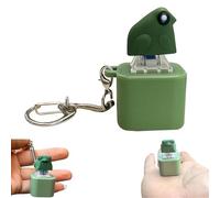 Frog Croaking Keychain, Adults Keyboard Clicker Frog Fidget Toys, Fun Rechargeable Frogs Keychain with Colorful Lights, Stress Reliever for Anxiety & Sensory Fun (1pc)