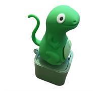 Frog Croaking Keychain with LED Light,Rechargeable Lizard Keychain Sound Button,Fun & Portable Anxiety Relief Toy,Portable Sensory Accessory for Office Travel Use