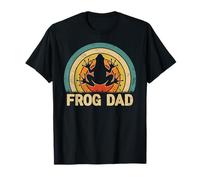 Frog Dad Father's Day Vintage Style Frog Dad Daddy T-Shirt