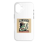 Frog Detective - Funny Meme Quote Office Frog - Italy Case for iPhone 16