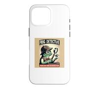 Frog Detective - Funny Meme Quote Office Frog - Italy Case for iPhone 16 Pro Max