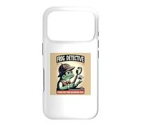 Frog Detective - Funny Meme Quote Office Frog - Italy Case for iPhone 17 Pro