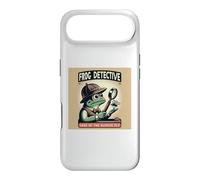 Frog Detective - Funny Meme Quote Office Frog - Italy Case for iPhone Air