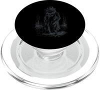 Frog Detective Noir Vintage PopSockets PopGrip for MagSafe