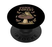 Frog DJ Mushroom Funk Forest Music Lover PopSockets Adhesive PopGrip