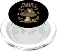 Frog DJ Mushroom Funk Forest Music Lover PopSockets PopGrip for MagSafe
