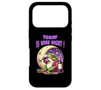 Frog Drinking Wine Under the Moon - Today is Wine Night Frog Case for iPhone 17 Pro