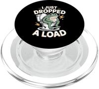 Frog Dropped a Load Sarcastic Toilet Humor PopSockets PopGrip for MagSafe